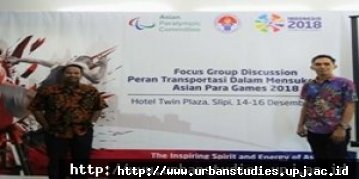 FGD Peran Transportasi dalam Asian Para Games 2018